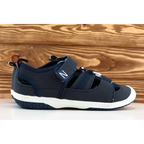 Nautica Toddler Girls 11 Medium‎ Blue Sport Synthetic - Picture 4 of 7